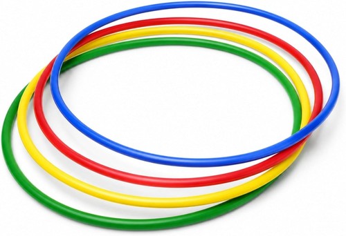 Hula hoops multi colour - hula, pack