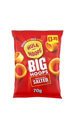Hula hoops big salted 70g - hoops,