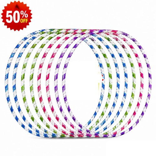 Glitter hula hoop multi - glitter,